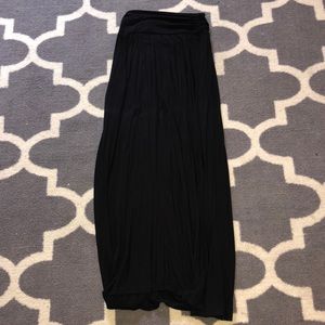Black maxi skirt